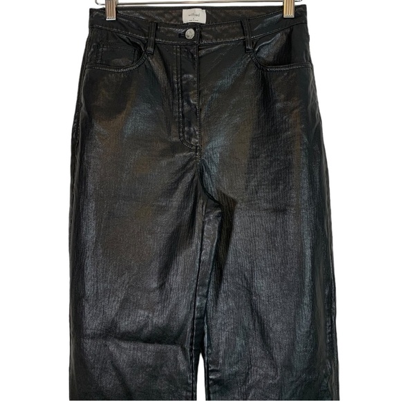 Aritzia Wilfred The Melina Faux Leather Pants Size 6 - Picture 5 of 10